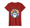 Mademark Birthday Boy Shark Party Hat Balloons Graphic T-Shirt - size chart
