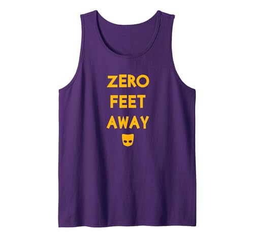 IfYouKnowYouKnow Zero 0 Feet Away Funny Gay Cruising Tank Top - size chart