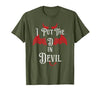 I Put the D in Devil Tees I Put the D in Devil Funny Halloween Matching Couple T-Shirt - size chart