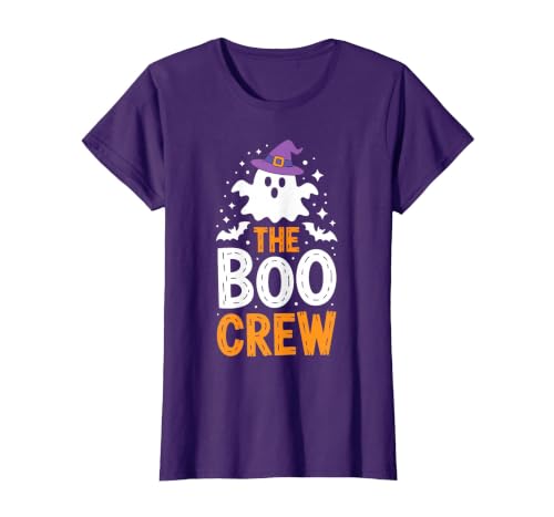 The Boo Crew Shirts The Boo Crew Shirt Matching Men Women Kids Halloween Costume T-Shirt - size chart