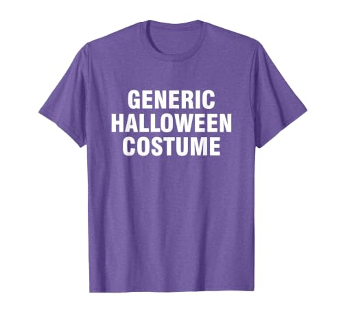 Generic Halloween Costume T-Shirt - size chart