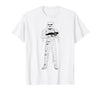 Star Wars Halloween Stormtrooper Mummy Wraps T-Shirt - size chart