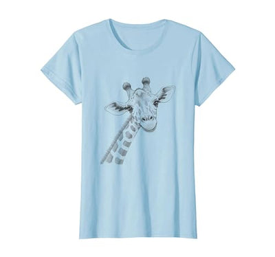 Giraffe Sketch Design for Men and Women T-Shirt