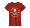Halloween Nurse Shirts For Women Scrub Costumes Emergency Department Funny Halloween ER Nurse Women Men T-Shirt - size chart