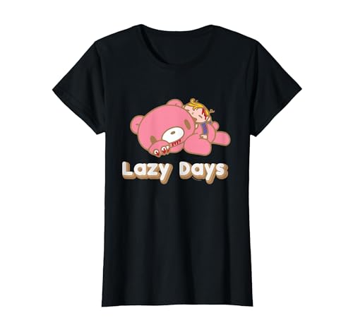 Gloomy Bear The Naughty Grizzly & Pity Lazy Days Anime T-Shirt - size chart