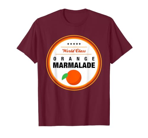 Matching Group Halloween Costume Orange Marmalade T-Shirt - size chart