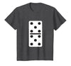 Fun and Easy Halloween Costume T-Shirts - Dominoes Double Five Dominoes Halloween Costume 5 Domino Game T-Shirt - size chart