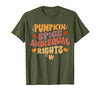 Equal Rights Outfits & Feminist Halloween Costume Pumpkin Spice and Equal Rights Feminist Halloween T-Shirt - size chart