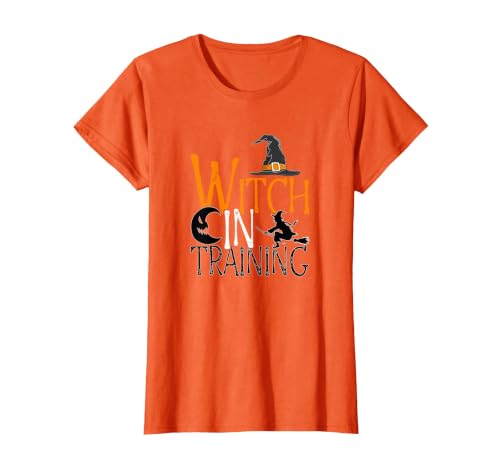 Witch In Training - Halloween Spooky Magic Gift Witch in Training - Magic Lover Halloween Season Witch T-Shirt - size chart