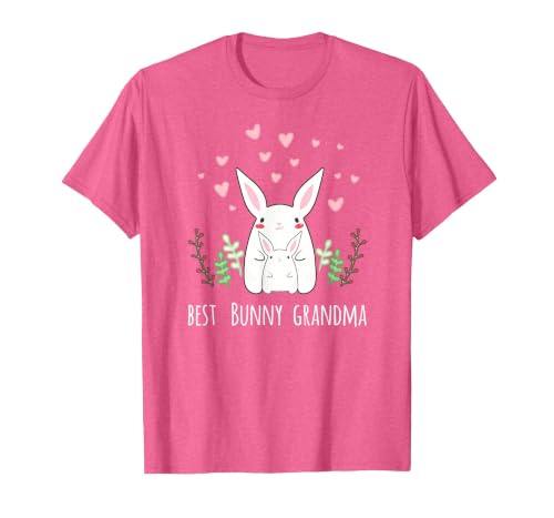 Cute Bunny Grandma Rabbit Grandmother T-Shirt — design detail