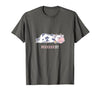 Bad Mood Sleeping Cow Tee Moooody Cow Beef Milk Farm Animals T-Shirt - size chart
