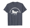 Horse Lovers Tees and Apparel Just Horsing Around Horse Lovers T-Shirt - Men - size chart