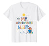Paddington Bear & Pigeonton My Adventure Begins Kids T-Shirt - size chart