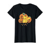 Pokémon Halloween Pikachu Cute Pumpkin Candy Corn T-Shirt - size chart