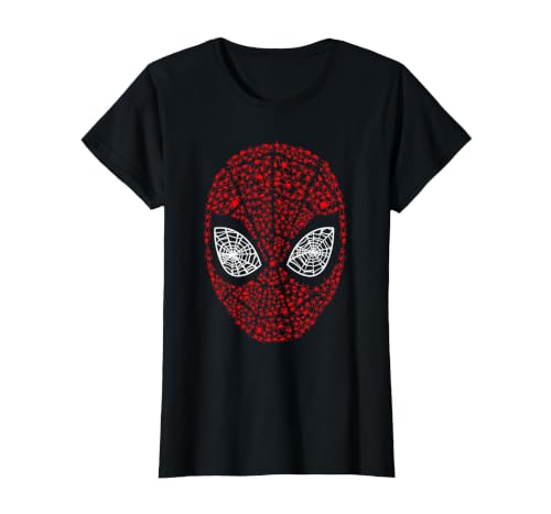 Marvel Spider-Man Classic Halloween Spider Fill Mask T-Shirt - size chart
