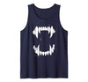 Pop Cult Tees Halloween Horror Wolf Dog Vampire Monster Teeth Costume Tank Top - size chart