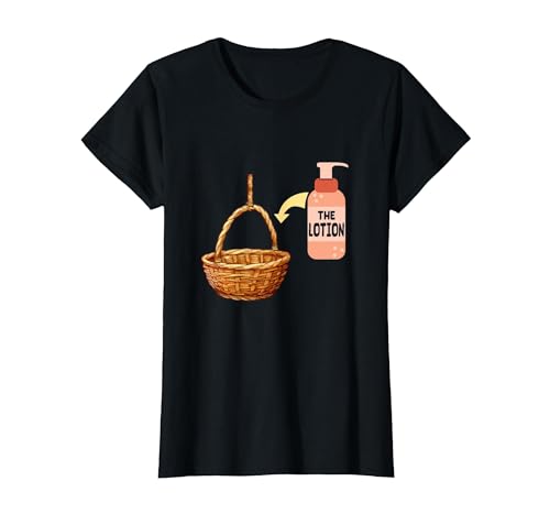 Put the Lotion in the Basket Halloween Parody Art Put The Lotion in The Basket Halloween Costume Parody Art T-Shirt - size
