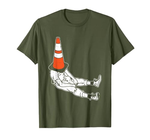 Halloween Shirts Traffic Cone Men Women Kids Traffic Cone Halloween Costume Funny Lazy Men Women Kids T-Shirt - size chart