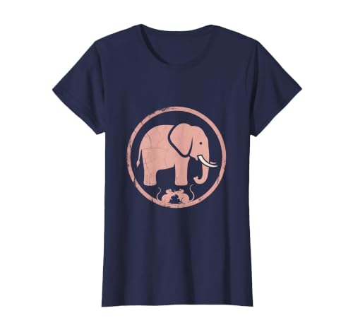 Mademark Be Kind Elephant and Mouse Gentle Touch Design T-Shirt - Women - size chart