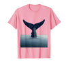 Mademark Whale Shark Tail Fin Breaking Calm Water T-Shirt - size chart