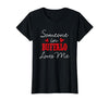 Long Distance Relationships Gifts Someone in Buffalo Loves Me Relationship Couple New York T-Shirt - size chart