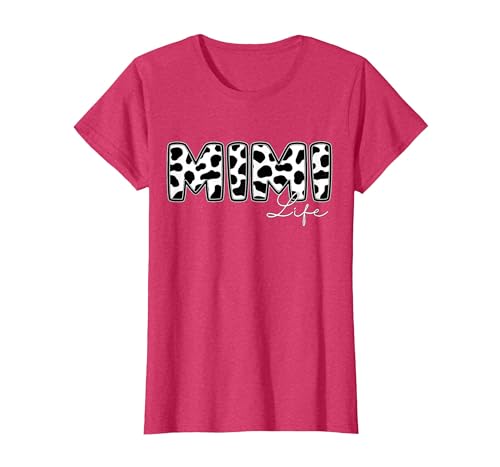 Cow Print Matching Family Apparel Mimi Life Cow Print Family Matching T-Shirt - size chart