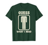 Humor Head Halloween Party Fun Guess What I Need Head Graphic T-Shirt - size chart
