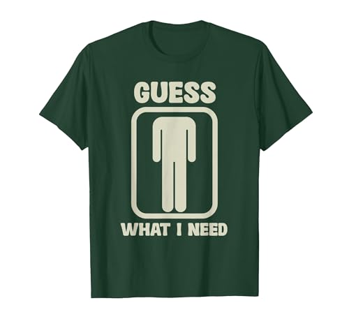 Humor Head Halloween Party Fun Guess What I Need Head Graphic T-Shirt - size chart