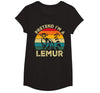 Funny Costume Party Halloween Tees by T&T Pretend I'm A Lemur Lazy Halloween Costume T-Shirt - size chart