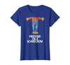 Humor Scarecrow Halloween Tees Pretend I'm A Scarecrow Halloween Costume T-Shirt - size chart