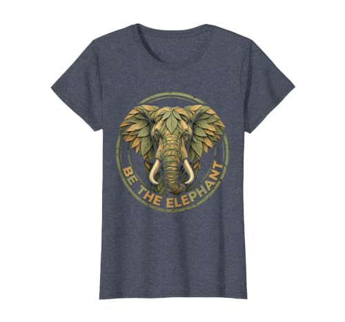 Mademark Be the Elephant Strength and Wisdom Design T-Shirt - Women - size chart