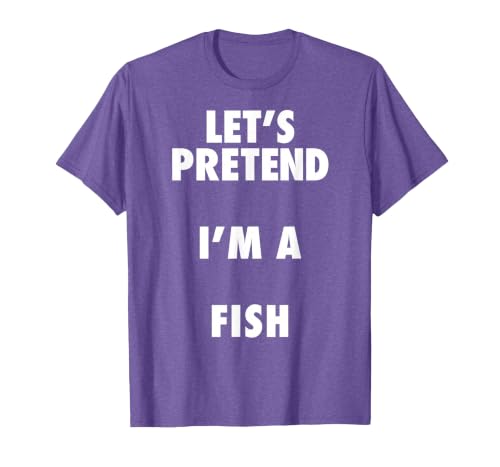 Halloween Costumes MV&SG Fish Halloween Costume, Let's Pretend I'm a Fish Shirt T-Shirt - size chart