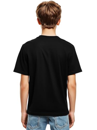 NITBANLA T-Shirts for Men, Cat Coffee Crew Neck Cotton T-Shirt Men's Short Sleeve,Black-XL - size chart