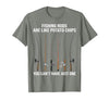 Fishing Rods are Like Potato Chips You Can't Have Just One T-Shirt - size chart