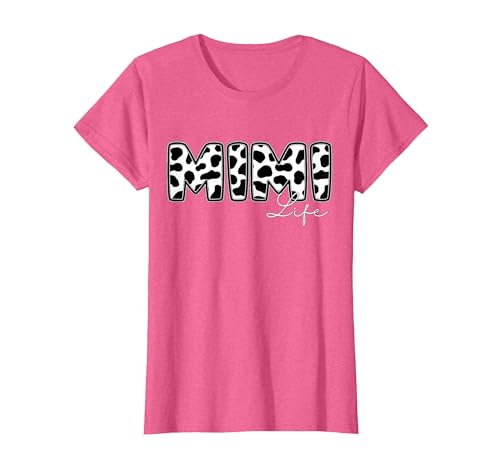 Cow Print Matching Family Apparel Mimi Life Cow Print Family Matching T-Shirt - size chart