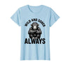 Mademark Wild and Sober Always Funny Monkey Design T-Shirt - Women - size chart
