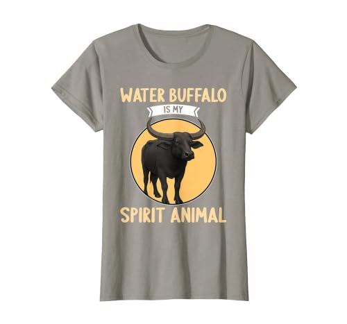 Water Buffalo Lovers Shop Water Buffalo is My Spirit Animal Water Buffalo T-Shirt - size chart