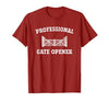 cow apparel Professional gate Opener, Cow Gate Opener T-Shirt - size chart
