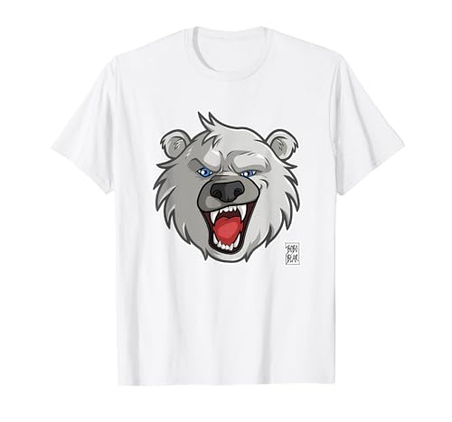 Bobo Bear Bobo Likes to Growl - Polar Bear T-Shirt - size chart