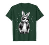 Bunny Face with Sunglasses Rabbit for Boys Men Kids T-Shirt — design detail