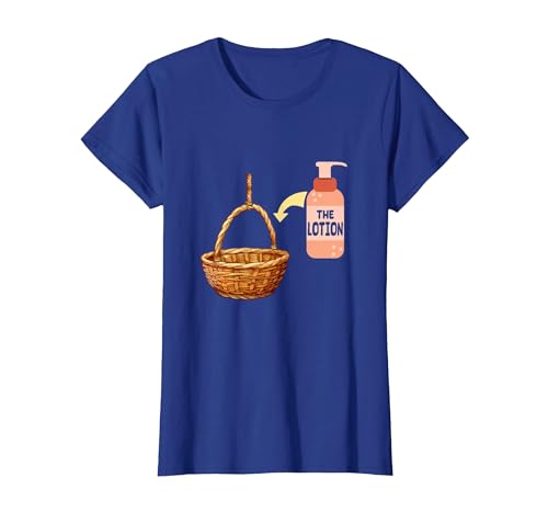 Put the Lotion in the Basket Halloween Parody Art Put The Lotion in The Basket Halloween Costume Parody Art T-Shirt - size