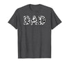 Cow Pattern Print Family Matching Birthday Apparel Cow Dad Birthday Family Matching Girl Boy Farm Birthday T-Shirt - size