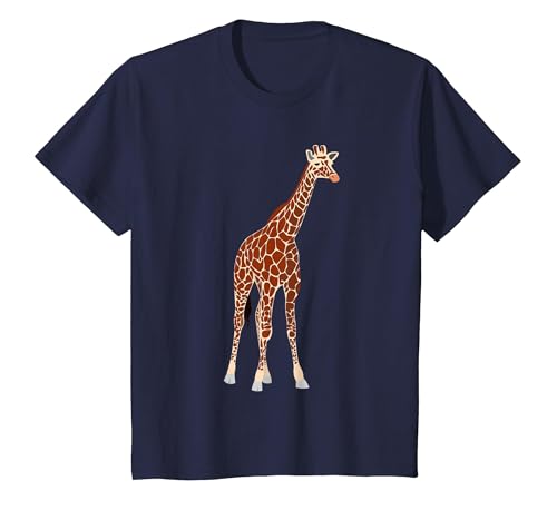Cute Kidz Giraffe Kids Tee Shirt - Boys & Girls Age 3-12 T-Shirt - size chart