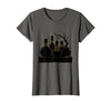 Mademark Vintage Halloween Potion Bottles Dusty Shelf T-Shirt - size chart