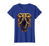 Mademark Ornate Parade Elephant Illustrated Graphic T-Shirt - Women - size chart