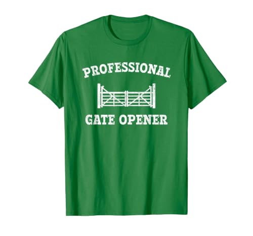 cow apparel Professional gate Opener, Cow Gate Opener T-Shirt - size chart