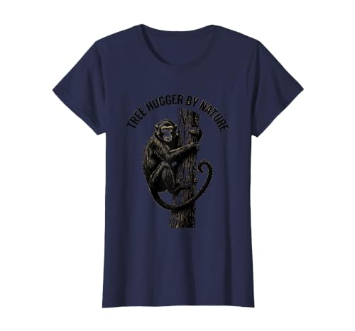 Mademark Tree Hugger By Nature Monkey Design T-Shirt - Women - size chart