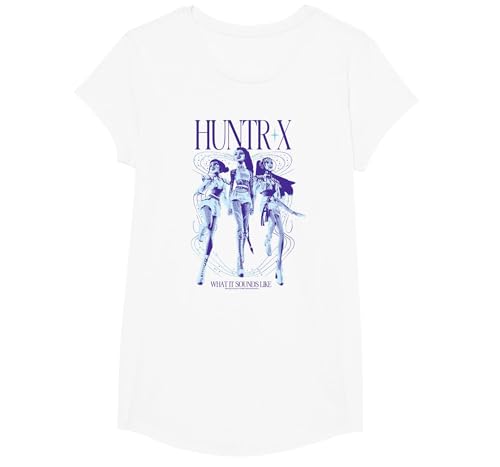 Kpop Demon Hunters Halloween Huntrix What It Sounds Like T-Shirt - size chart