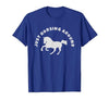 Horse Lovers Tees and Apparel Just Horsing Around Horse Lovers T-Shirt - Men - size chart