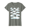 White Clouds Graphs White Clouds T-Shirt - size chart